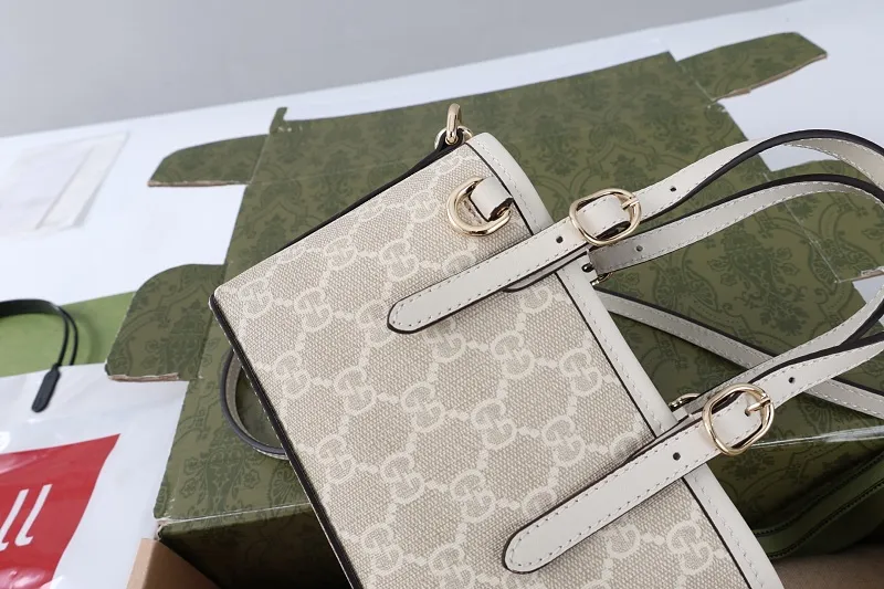 All Categories Official Website "Brand Women's Bags" Women's Bags 💙 GUCCI GUCCI 2026 New Classic GG Pattern Crossbody Bag