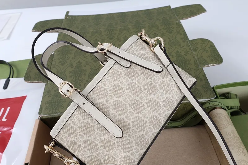 All Categories Official Website "Brand Women's Bags" Women's Bags 💙 GUCCI GUCCI 2026 New Classic GG Pattern Crossbody Bag