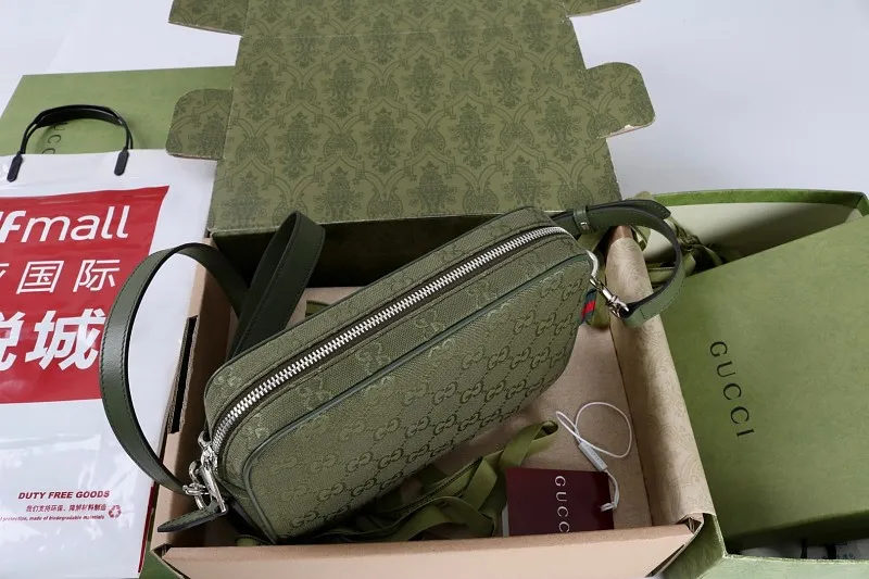 All Categories Official Website "Brand Women's Bags" Women's Bags 💙 GUCCI GUCCI 2026 New Classic GG Pattern Crossbody Bag