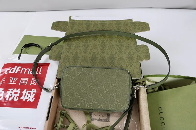 All Categories Official Website "Brand Women's Bags" Women's Bags 💙 GUCCI GUCCI 2026 New Classic GG Pattern Crossbody Bag