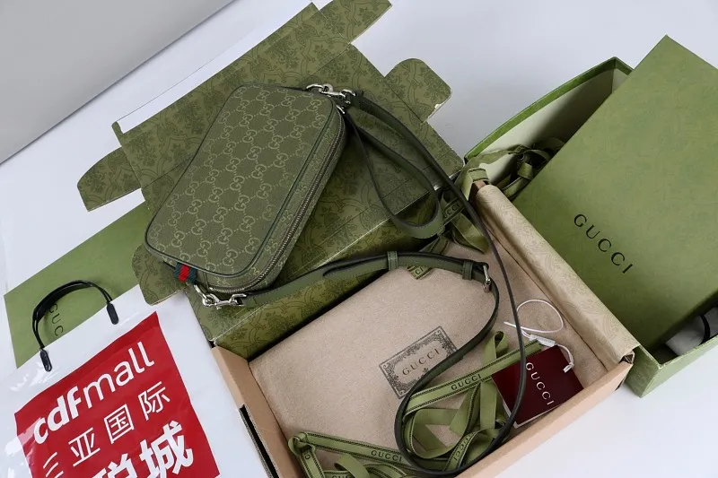 All Categories Official Website "Brand Women's Bags" Women's Bags 💙 GUCCI GUCCI 2026 New Classic GG Pattern Crossbody Bag