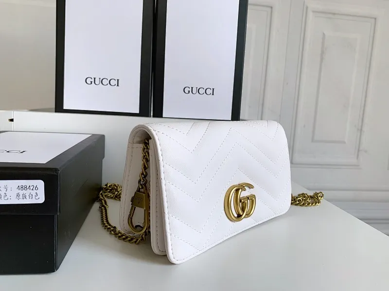 All categories Official website "Brand Women's Bags" Women's Bags 💙 GUCCI replica GUCCI, fine imitation GUCCI bag, GUCCI shoulder bag, 2023 official latest version GUCCI first layer cowhide chain bag, bag factory, original material, size: 18-10.5-4.5CM