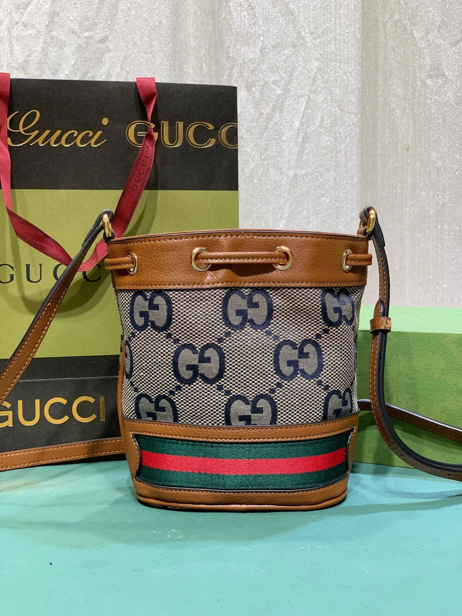 All categories Official website "Brand Women's Bags" Women's Bags 💙 GUCCI 2023 latest GUCCI bucket bag
