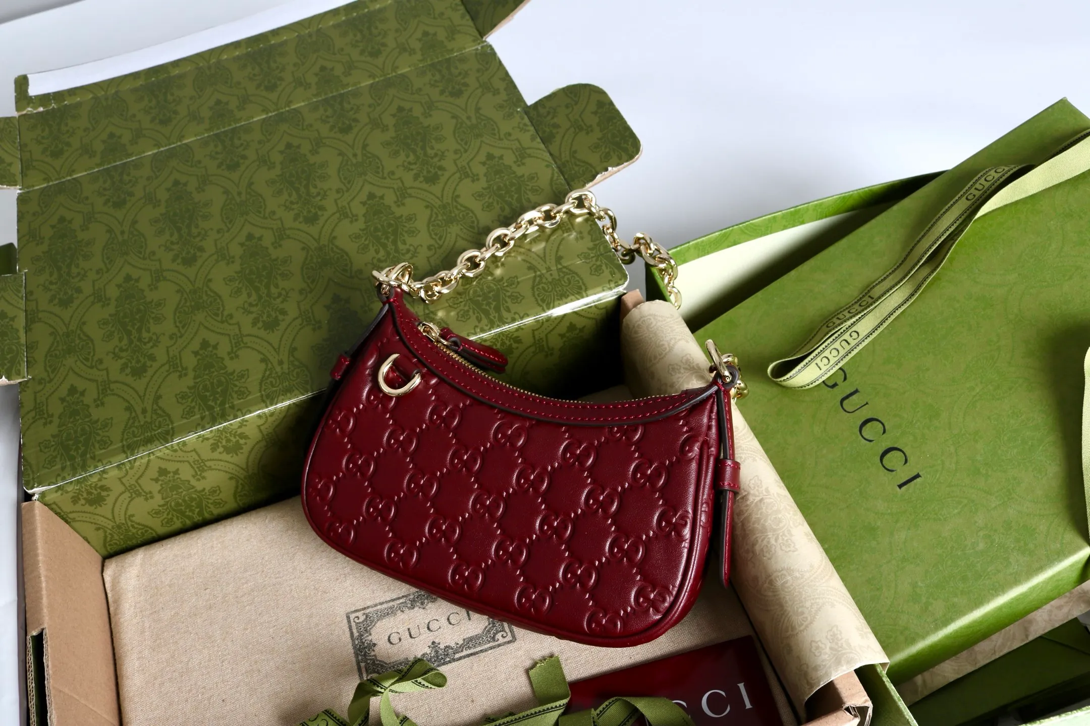 All Categories Official Website "Brand Women's Bags" Women's Bags 💙 GUCCI 2026 GUCCI New Underarm Shoulder Bag