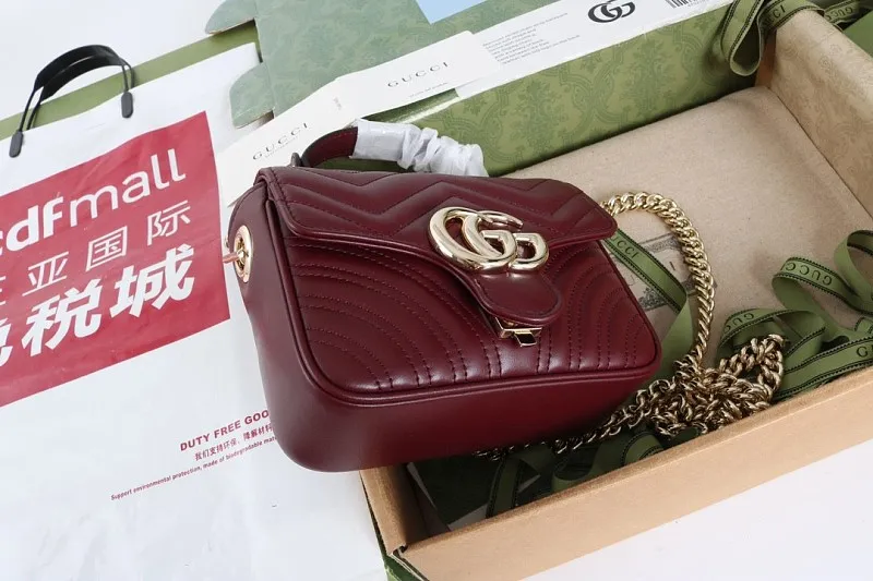 All Categories Official Website "Brand Women's Bags" Women's Bags 💙 GUCCI GUCCI 2026 New Classic GG Pattern Crossbody Bag
