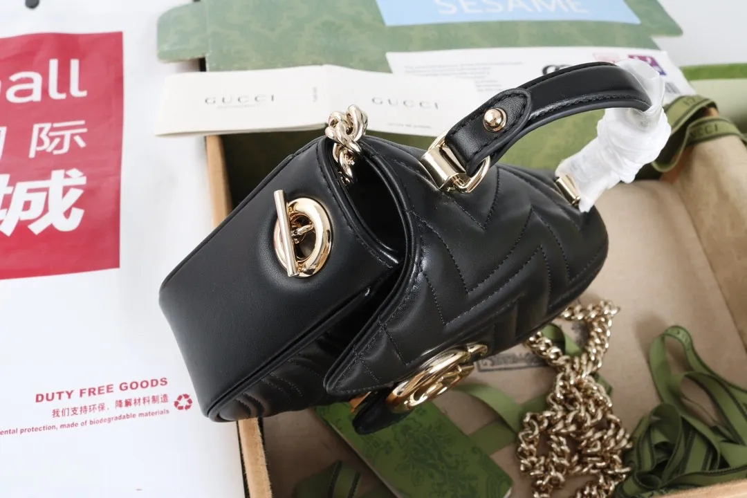 All Categories Official Website "Brand Women's Bags" Women's Bags 💙 GUCCI GUCCI 2026 New Classic GG Pattern Crossbody Bag