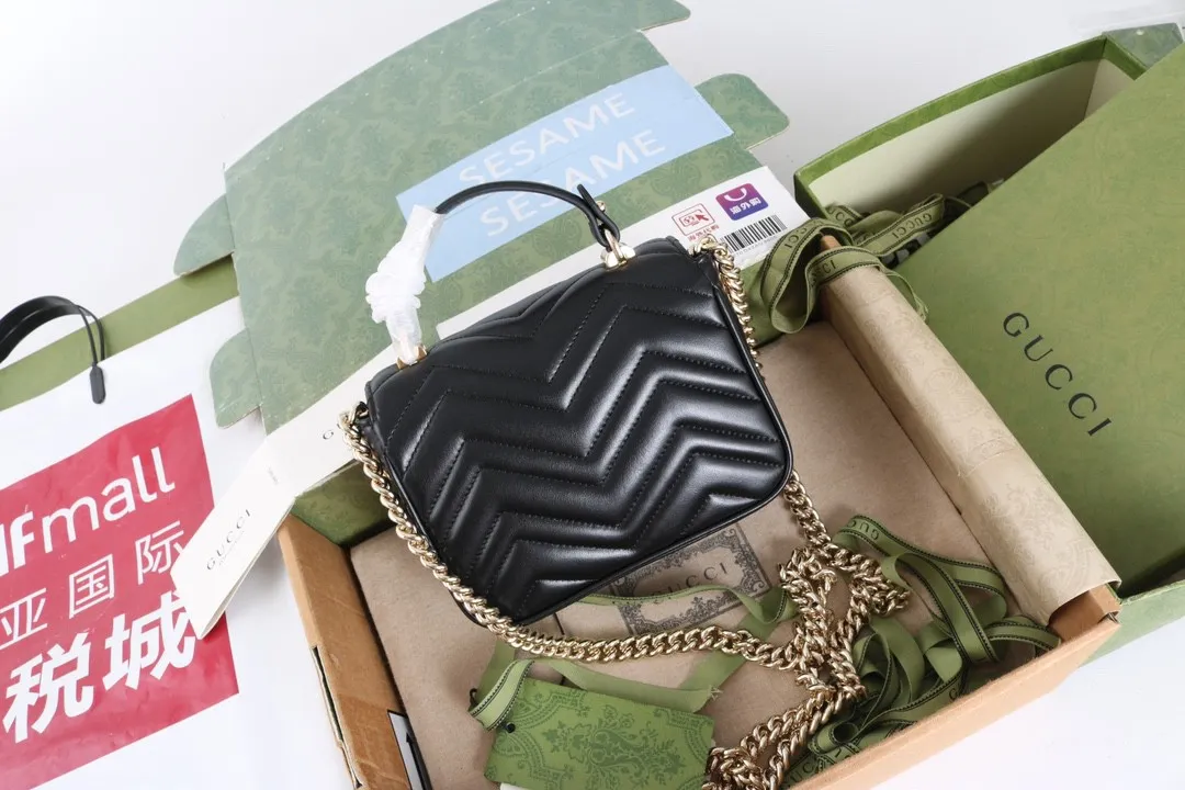 All Categories Official Website "Brand Women's Bags" Women's Bags 💙 GUCCI GUCCI 2026 New Classic GG Pattern Crossbody Bag