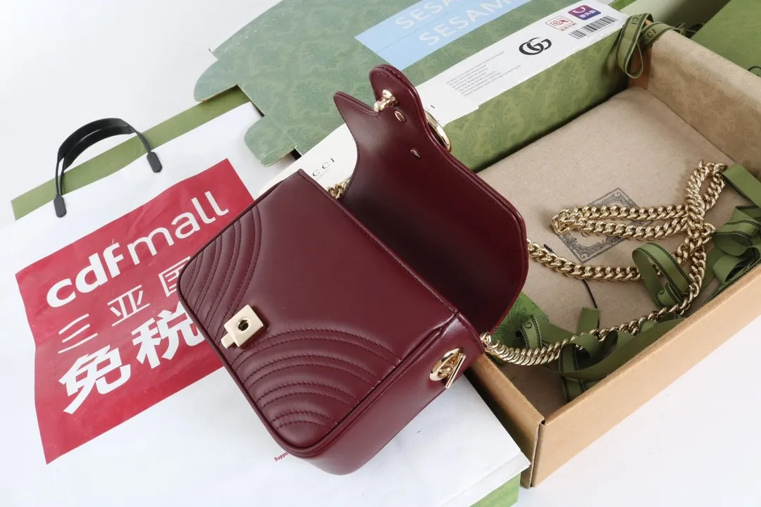 All Categories Official Website "Brand Women's Bags" Women's Bags 💙 GUCCI GUCCI 2026 New Classic GG Pattern Crossbody Bag