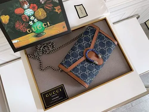 All Categories Official Website "Brand Women's Bags" Women's Bags 💙 GUCCI 2023 New GUCCI Crossbody Bag