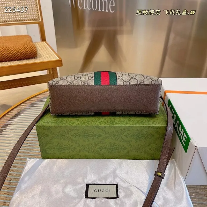 All categories Official website "Brand Women's Bags" Women's Bags 💙 GUCCI 2022 official new Gucci crossbody bag wholesale 58001300 Original order quality Size: 23-9-20 cm