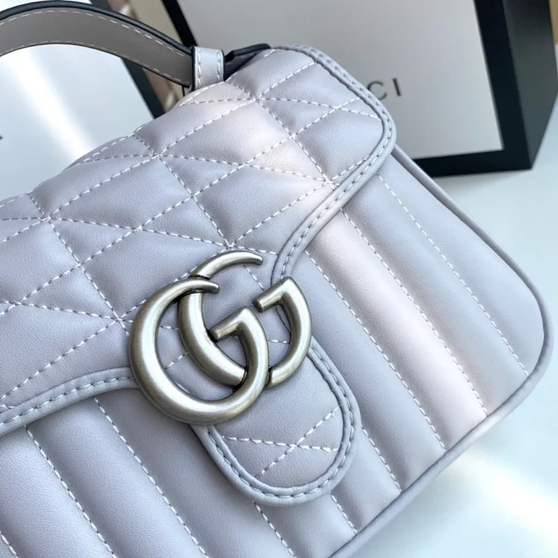 All categories Official website "Brand Women's Bags" Women's Bags 💙 GUCCI 2022 official new Gucci crossbody bag wholesale Original order quality 58002000 Size: 21-15.5-8 Cm