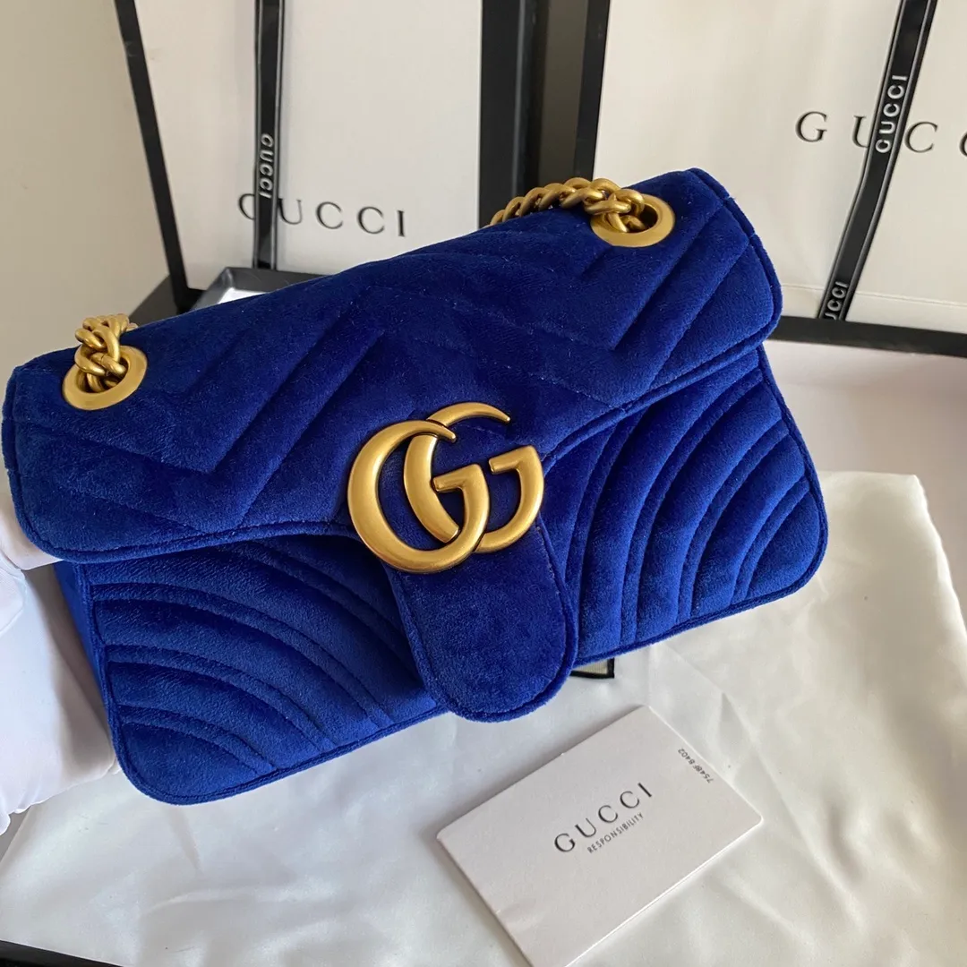 All categories Official website "Brand Women's Bags" Women's Bags 💙 GUCCI 2022 official new Gucci crossbody bag wholesale Original order quality 58002000 Size: 22-13-6Cm