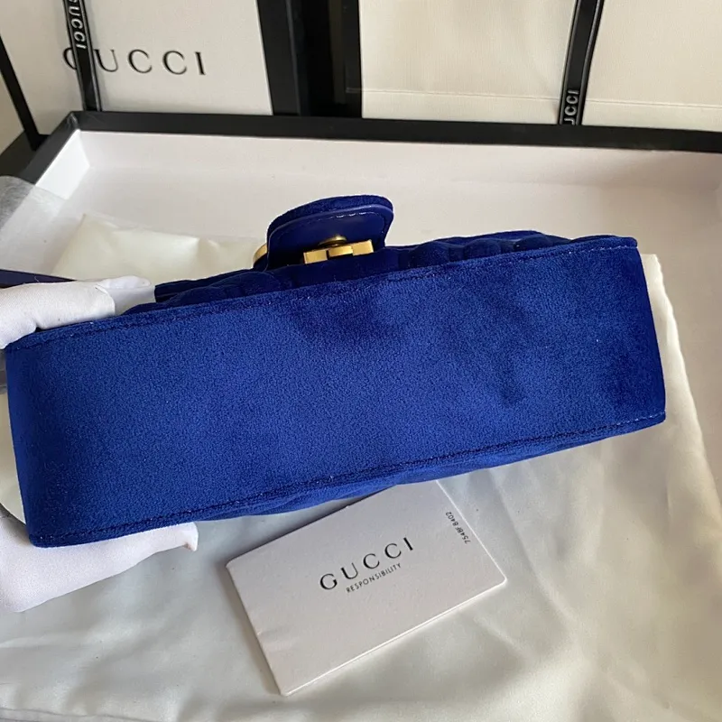 All categories Official website "Brand Women's Bags" Women's Bags 💙 GUCCI 2022 official new Gucci crossbody bag wholesale Original order quality 58002000 Size: 22-13-6Cm