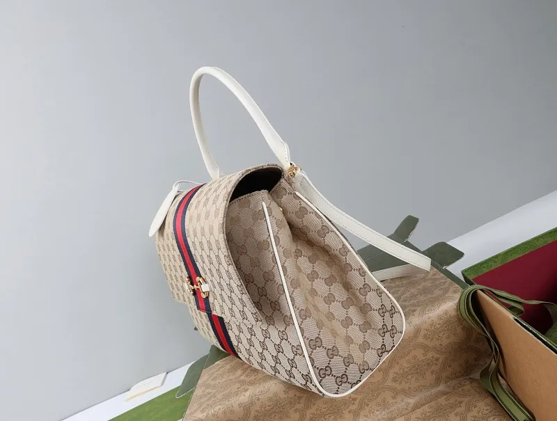 All Categories Official Website "Brand Women's Bags" Women's Bags 💙 GUCCI GUCCI 2026 New Classic GG Pattern Crossbody Bag