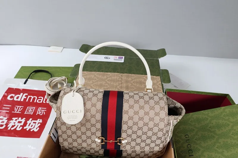 All Categories Official Website "Brand Women's Bags" Women's Bags 💙 GUCCI GUCCI 2026 New Classic GG Pattern Crossbody Bag