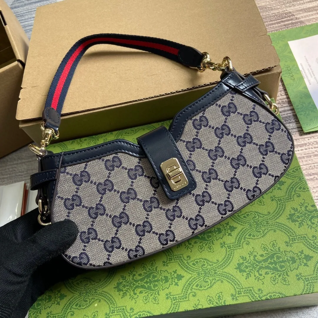 All categories Official website "Brand Women's Bags" Women's Bags 💙 GUCCI 2025 new GUCCI armpit bag