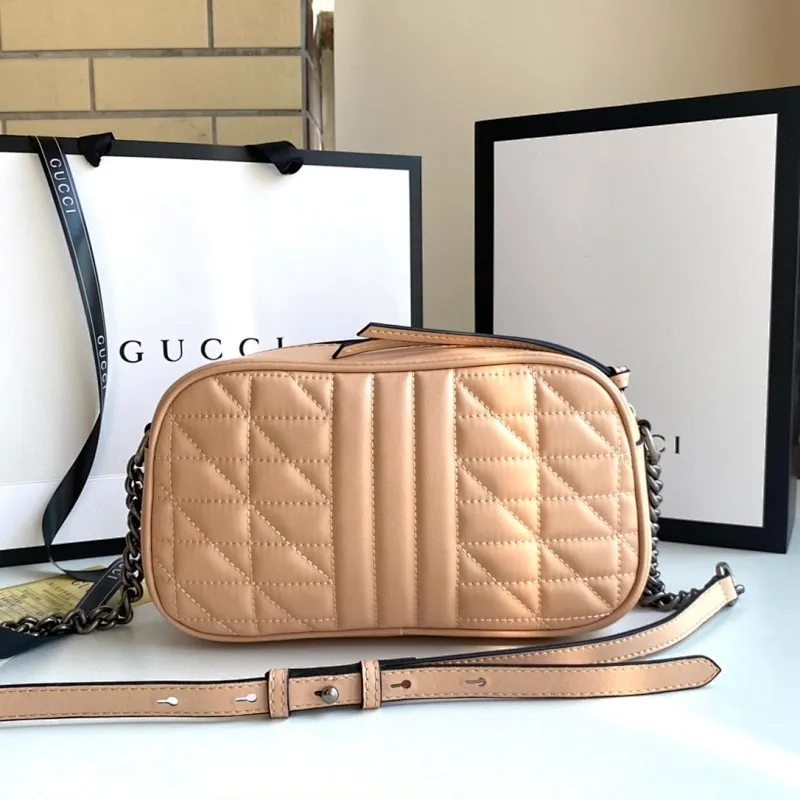 All categories Official website "Brand Women's Bags" Women's Bags 💙 GUCCI 2022 official new Gucci crossbody bag wholesale Original order quality 58001900 Size: 24-13-7Cm