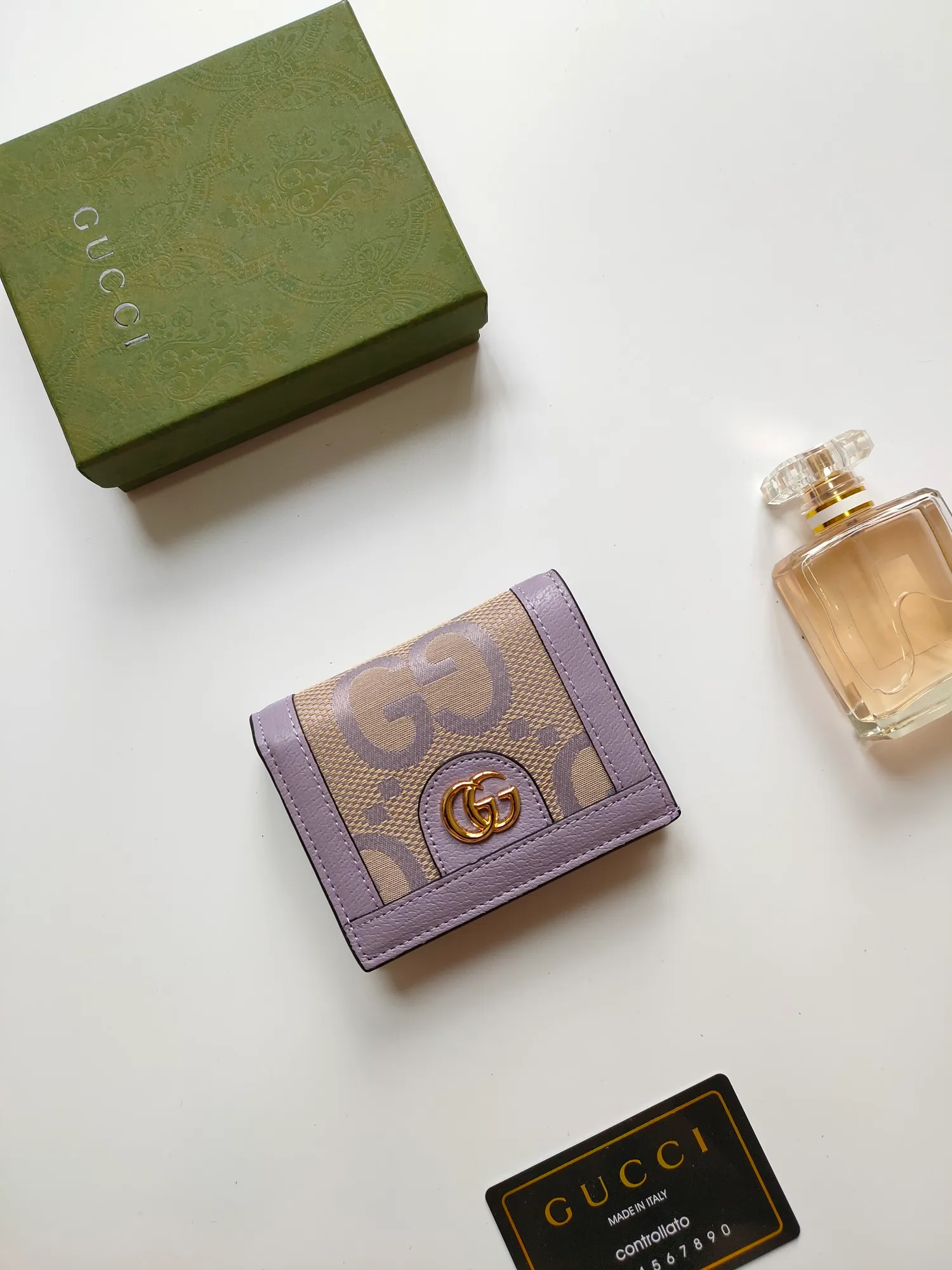 💰140 No.: 523155 gucci·leather original leather 🇮🇹，‼ ‼ Made of imported grained cow leather, paired with ebony double G fabric, gold hardware, official unique identity code👍👍counter quality, real photos📷, size 11cm*8.5cm*2.5cm💸💸💸