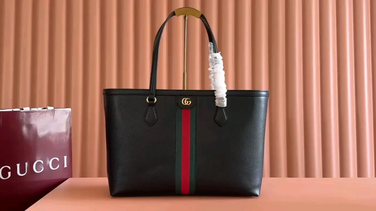 💋💋💋631685 original leather shopping bag