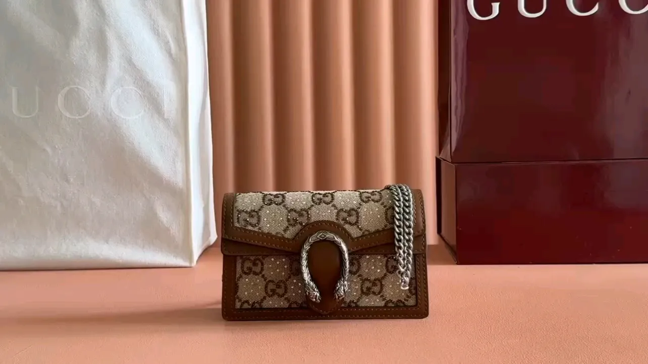 💋💋💋The new GG Dionysus series mini Dionysian bag original leather has been shipped! 16.5-Model: 476432-