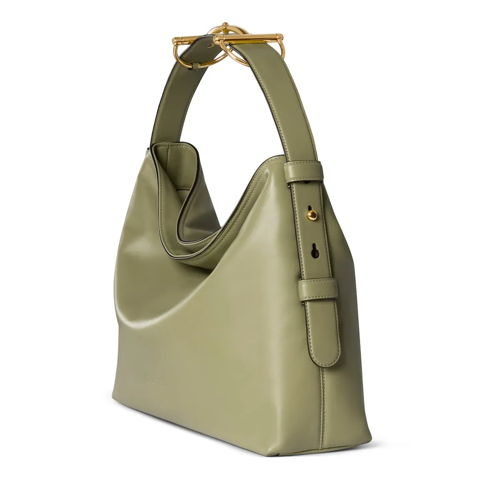 G's new model number: 850926 gray green leather "original leather, counter dustproof cloth bag", size: width 35 × height 27.5 × depth 11cm. Ready to ship. 🌹🌹🌹