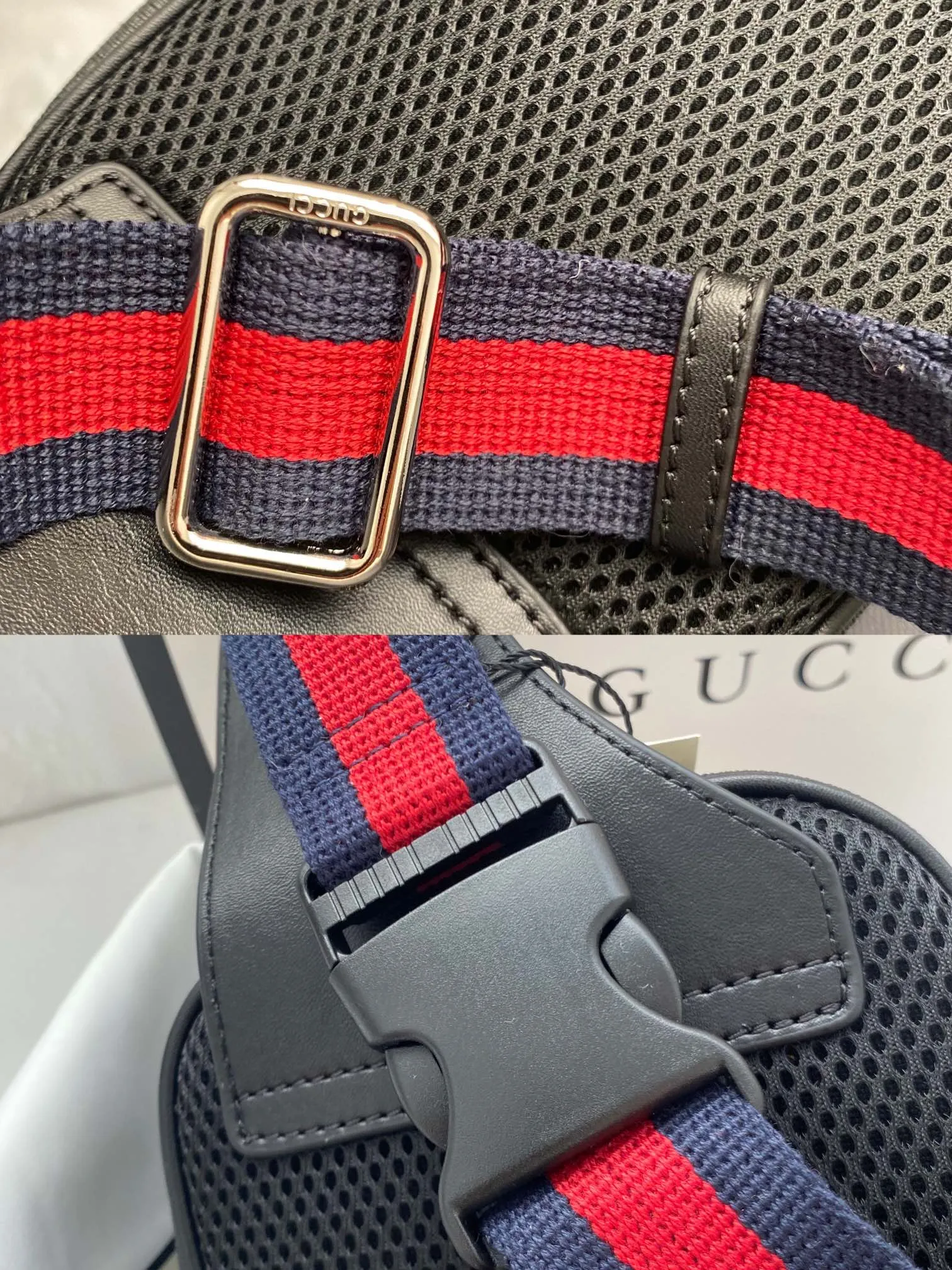 Actual shot #💰240 Style number: 474293 Size: 24*14*5.5 GUCCI men’s waist bag💪Re-engraved with heavy gold pattern👍Imported counter PVC material with first-layer cowhide replica. The leather is super soft🎊Customized counter original hardware👏YKK smooth zipper🏄🏻Perfect craftsmanship