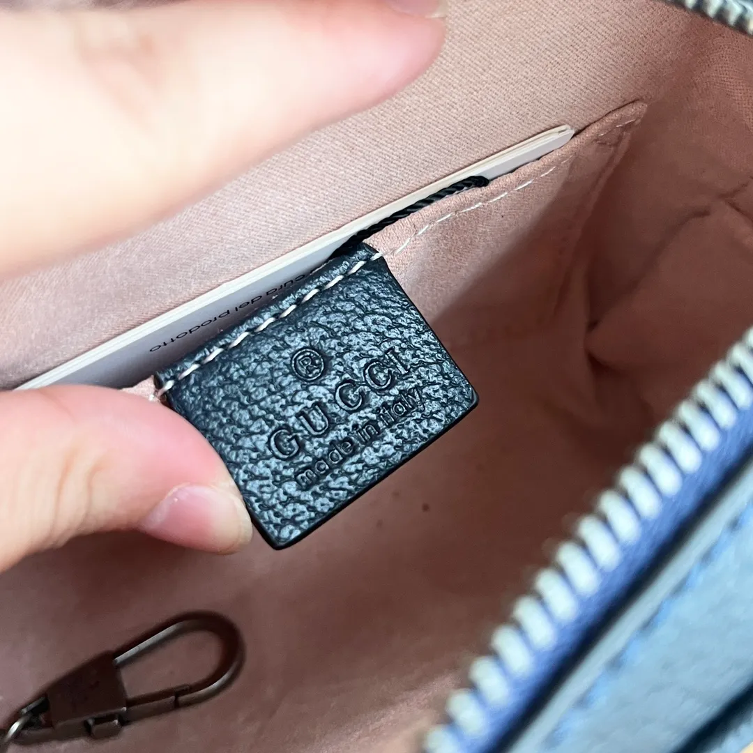 Actual shot #💰260 Model: 517350 Size: 17.5*12*5.5cm Gucci Ophidia series can be said to be out of control in retro style Crossbody shoulder strap🉑️Adjustable shoulder strap✅Keychain included