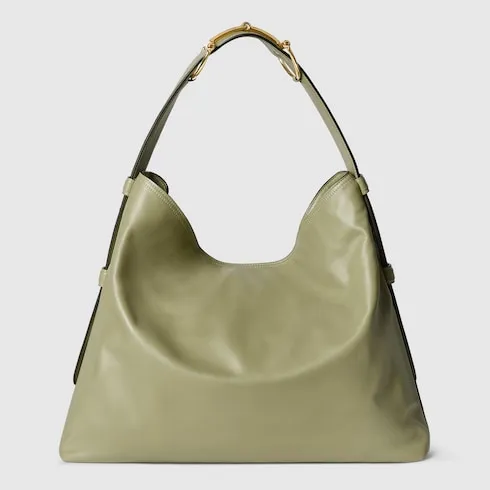 G family's new model number: 850546 gray green leather "original leather, counter dustproof cloth bag", size: width 40 × height 36 × depth 12cm. Ready to ship. 🌹🌹🌹