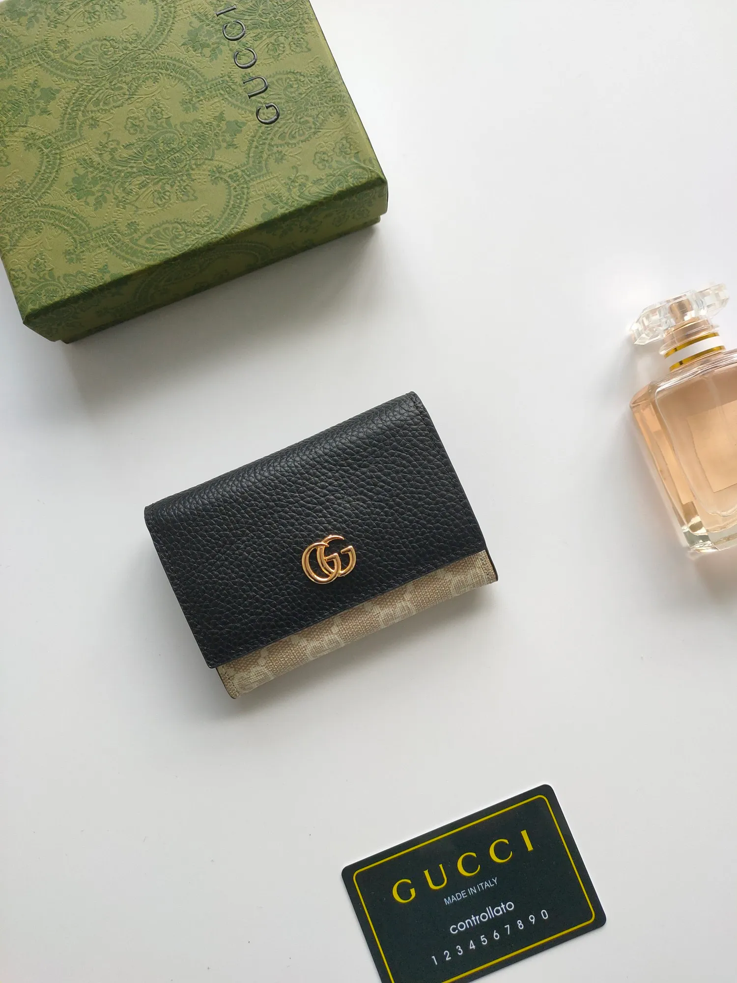 💰110💰gucci releases new coin purse card bags No. 739525