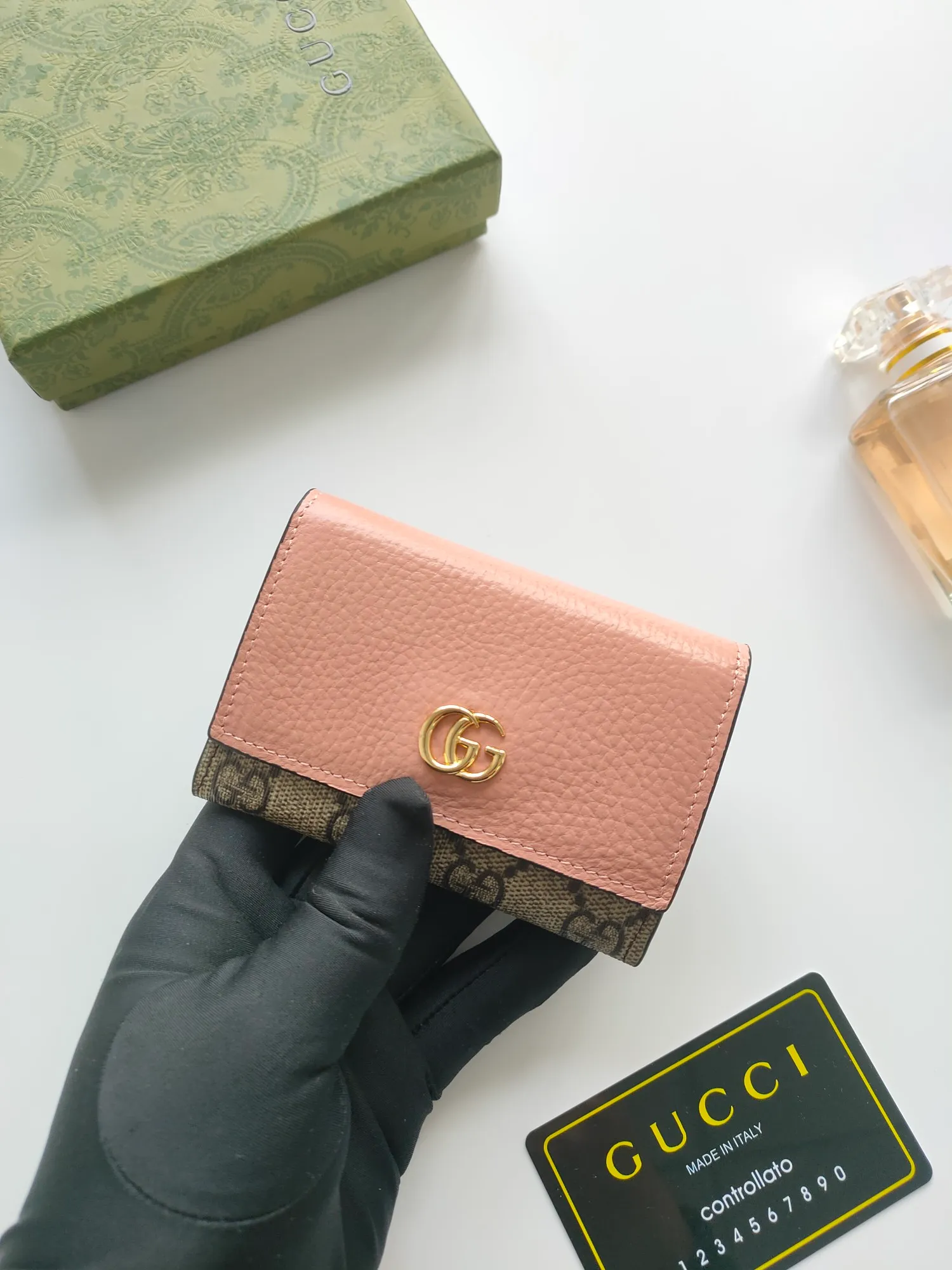 💰110💰gucci releases new coin purse card bags No. 739525