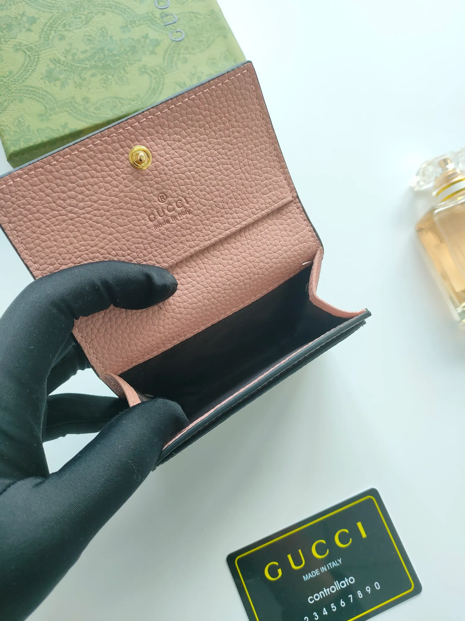 💰110💰gucci releases new coin purse card bags No. 739525