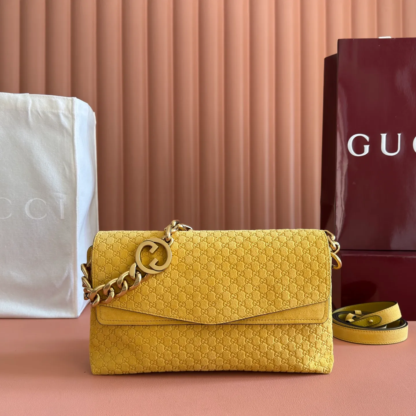 💋💋💋【Original leather configuration counter complete package】GG new handbag model: 857622. Dimensions: 28cm (width) x 16cm (height) x 7cm (depth)