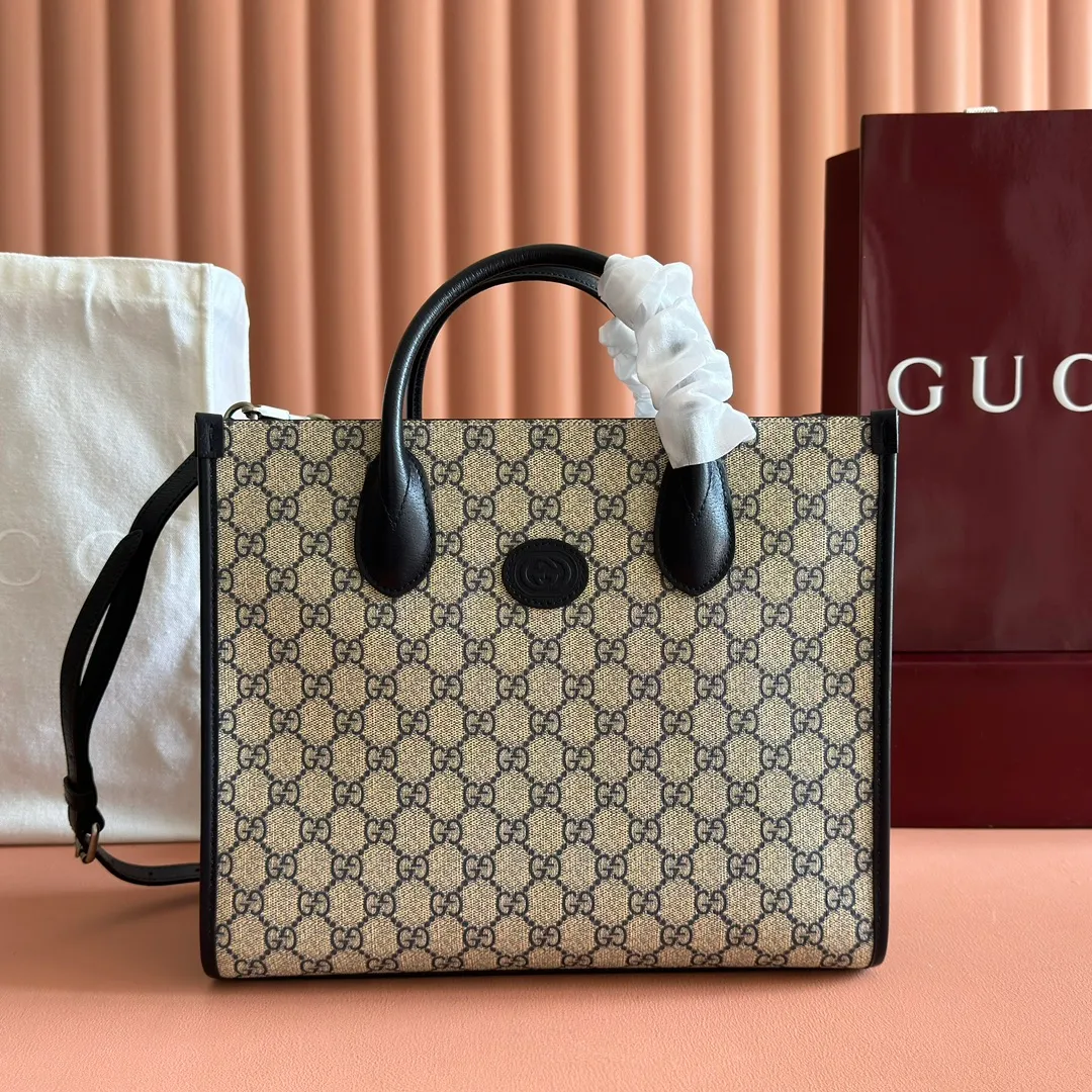 p1100. 💋💋💋[Packaging in Sanya duty-free shop gift bag] Original leather, real photo! Style No. 659983 Brown Brown🎈🎈🎈Dimensions: Width 31X Height 26.5X Side width 14.