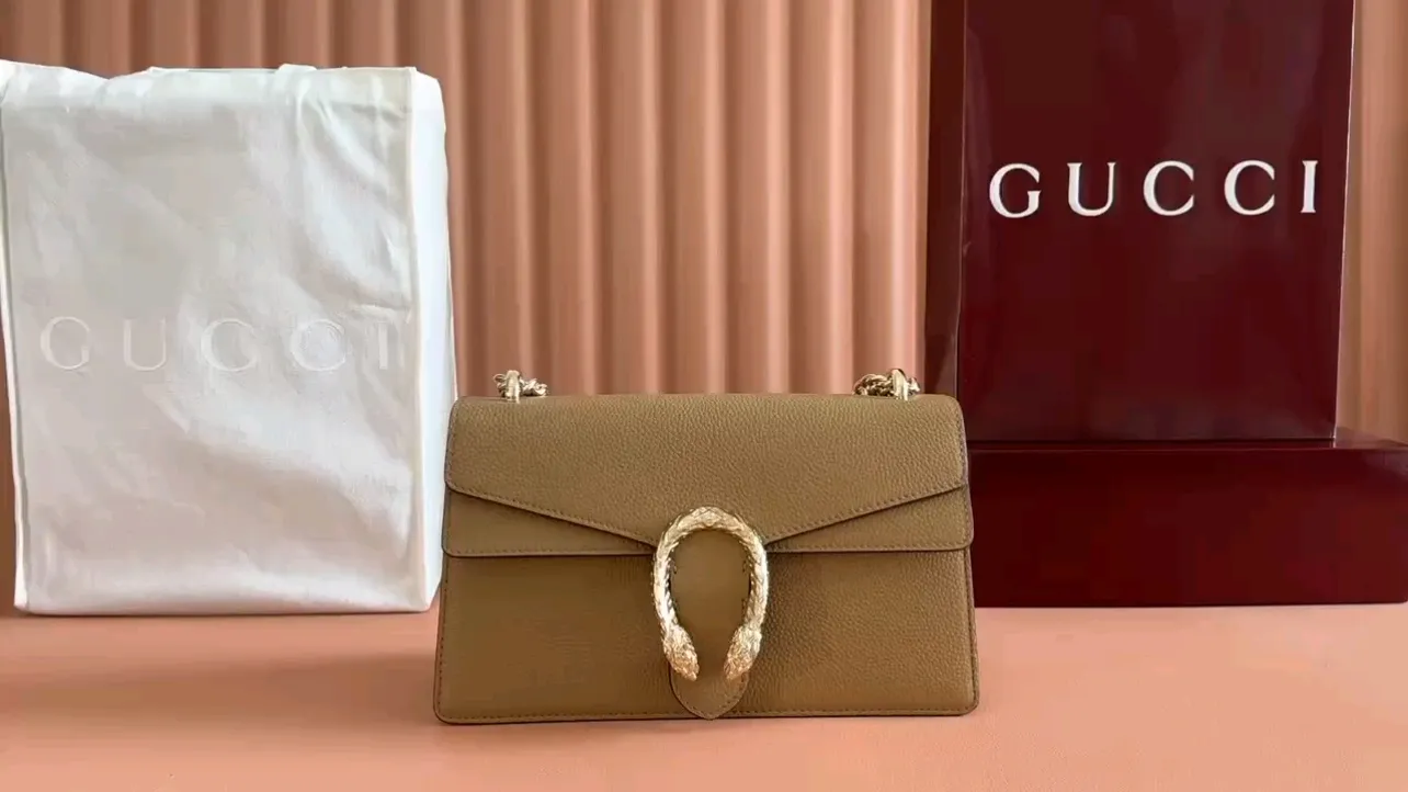 💋💋💋【New product】GG Dionysus series medium shoulder bag, black, light blue/original leather shipped, 🐴28cm model: 795005, short combination video