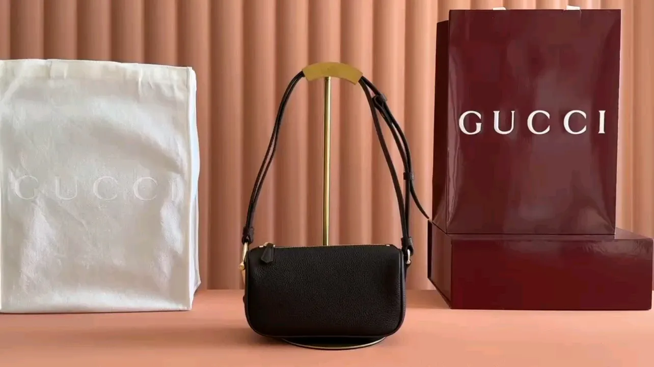 💋💋💋【New】Gucci Half Horsebit series mini handbag, four colors/original leather shipped, 🐍Model: 860784. short video
