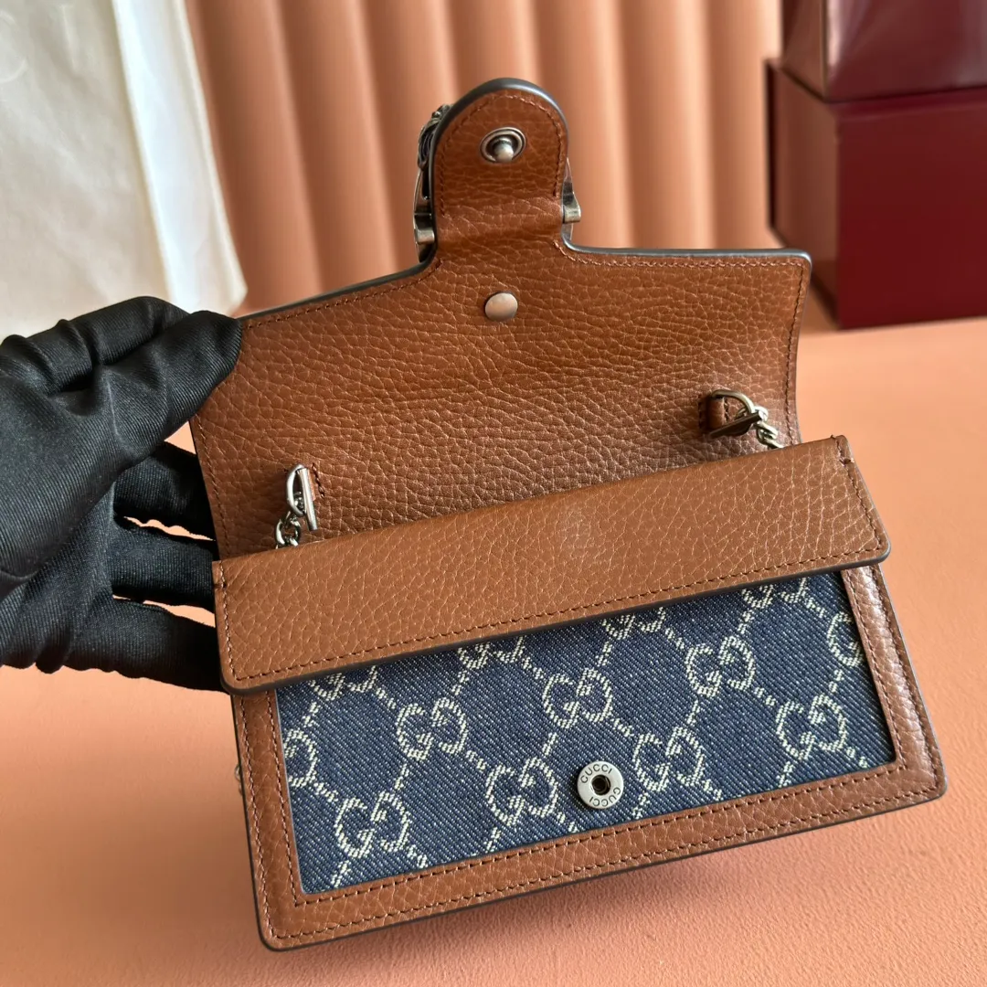 p720. 📣📣📣[Original leather with 🌈Full set of packaging at the counter]🔥🔥 Dionysus Supre Mini has been loved by thousands of girls since the Dionysus bag came out, and the Dionysus bag has also lived up to expectations, with various designs emerging in endlessly ~ Model: 476432 Size: 16.5*10*4.5cm.