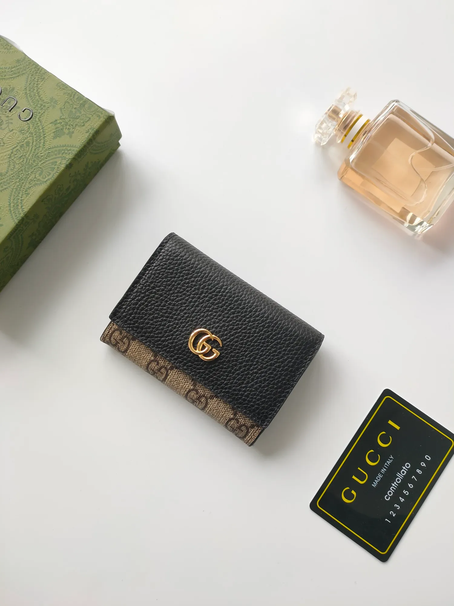 💰110💰gucci releases new coin purse card bags No. 739525