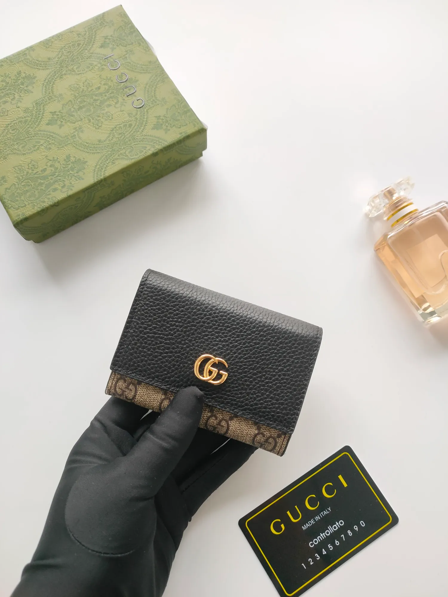 💰110💰gucci releases new coin purse card bags No. 739525
