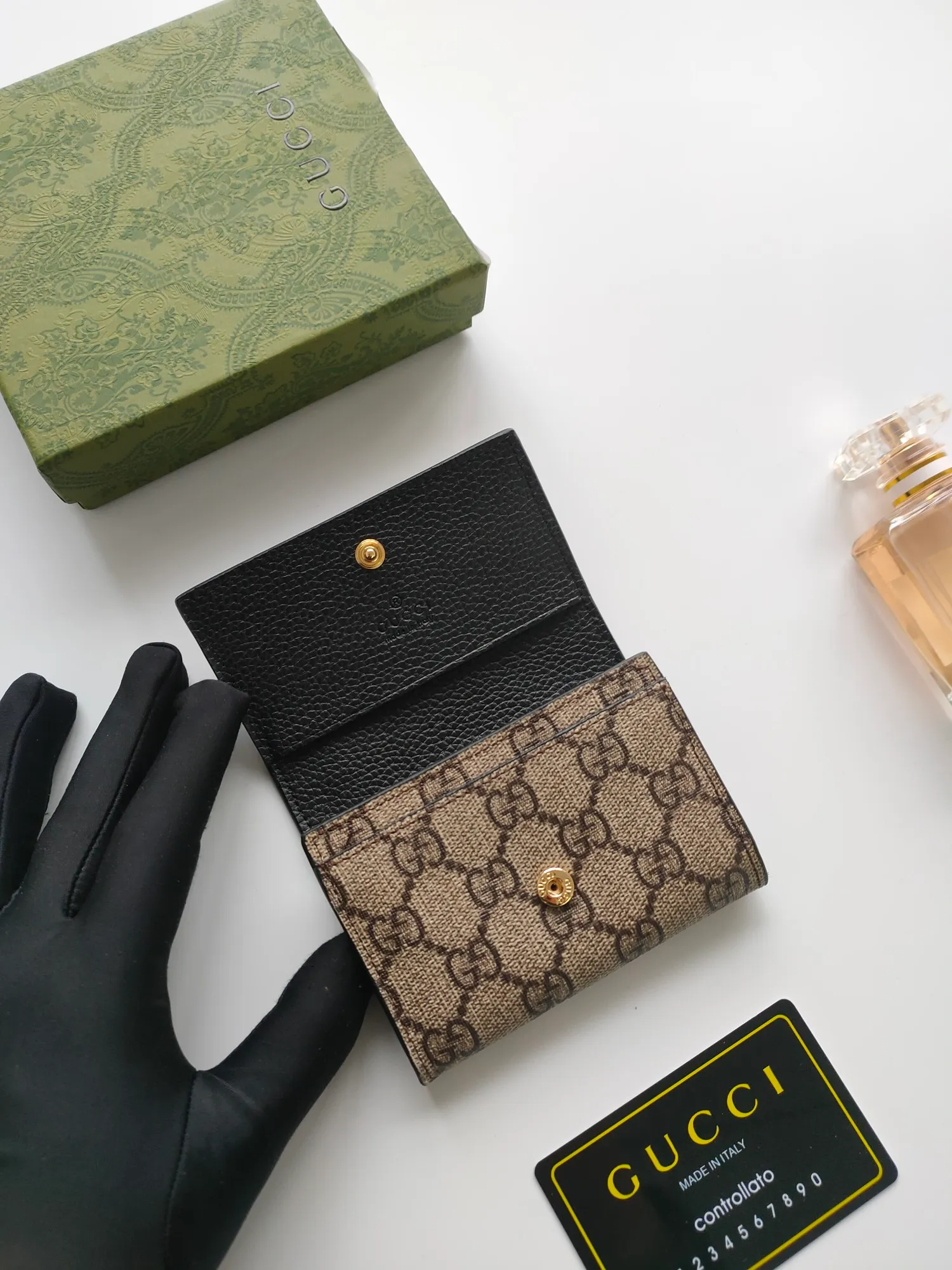 💰110💰gucci releases new coin purse card bags No. 739525