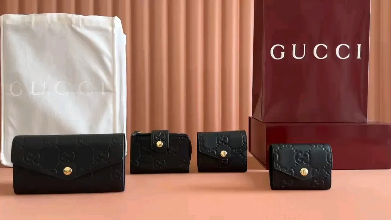 💋💋💋【New Product】GG👉Ophidia series wallet/embossed G original leather shipped! 🐴Model: 772792, 772793, 790131, 772791, 781555. Combination short video