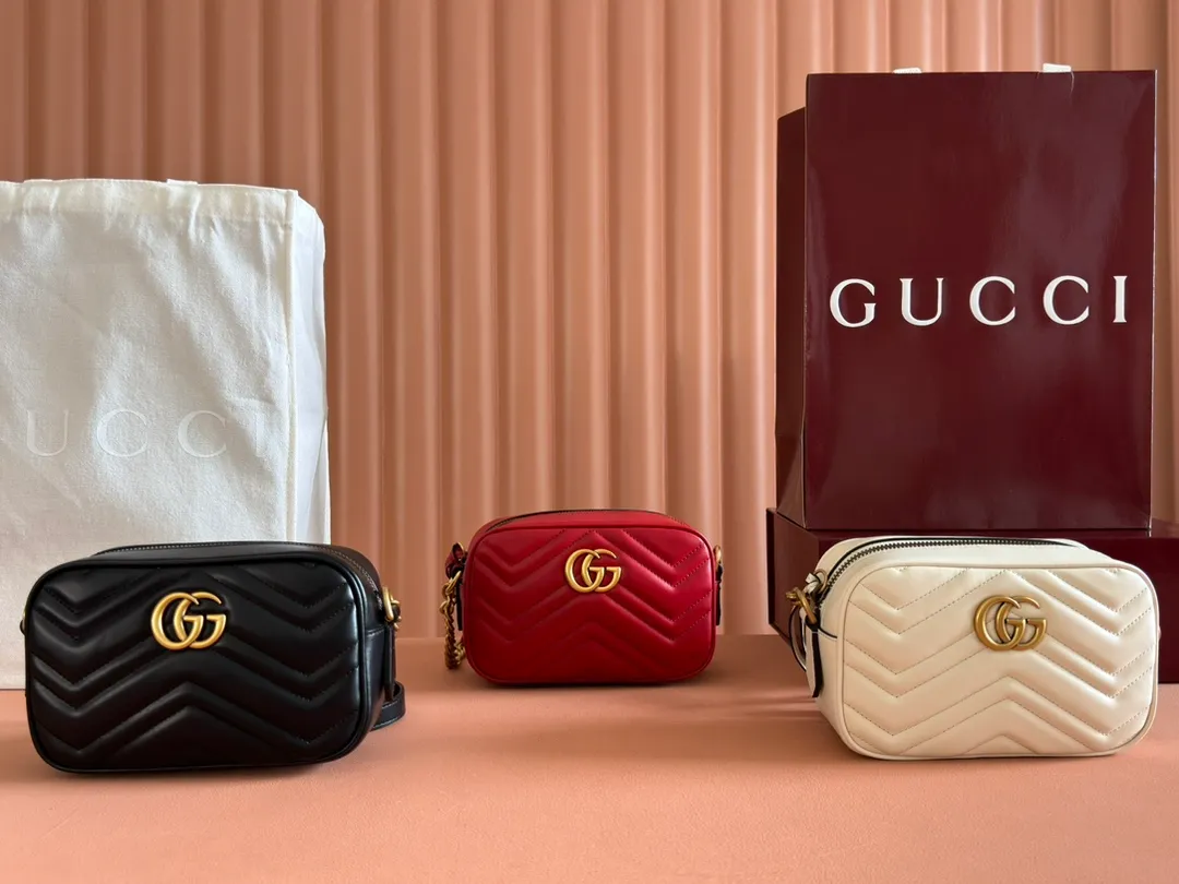 💋💋💋"Marmont Italian original leather" GG Marmont series 448065