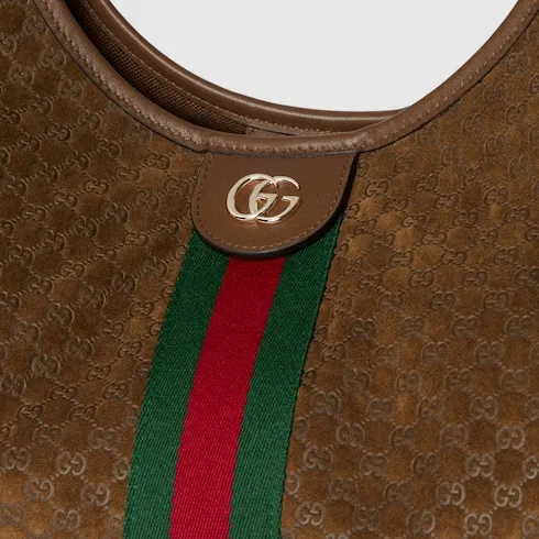 G family's new model number: 853971 brown frosted embossed "original leather, counter dustproof cloth bag", size: width 60 × height 47 × depth 16cm. Ready to ship. 🌹🌹🌹