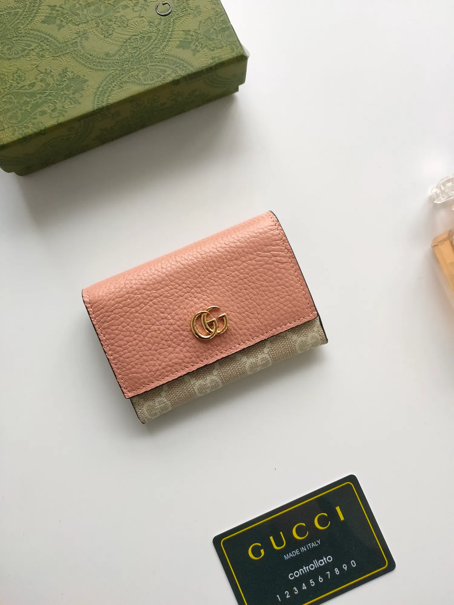 💰110💰gucci releases new coin purse card bags No. 739525