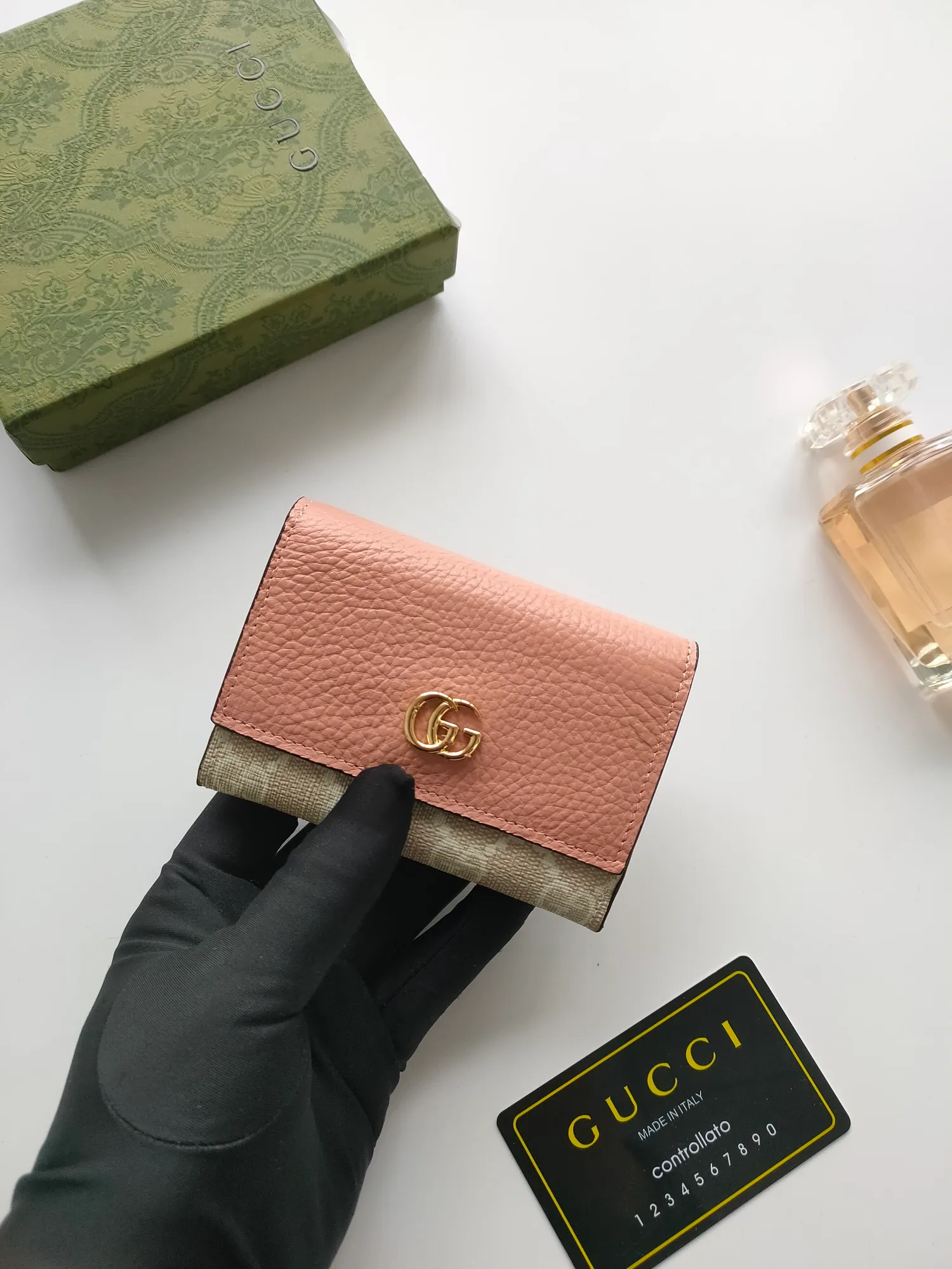 💰110💰gucci releases new coin purse card bags No. 739525