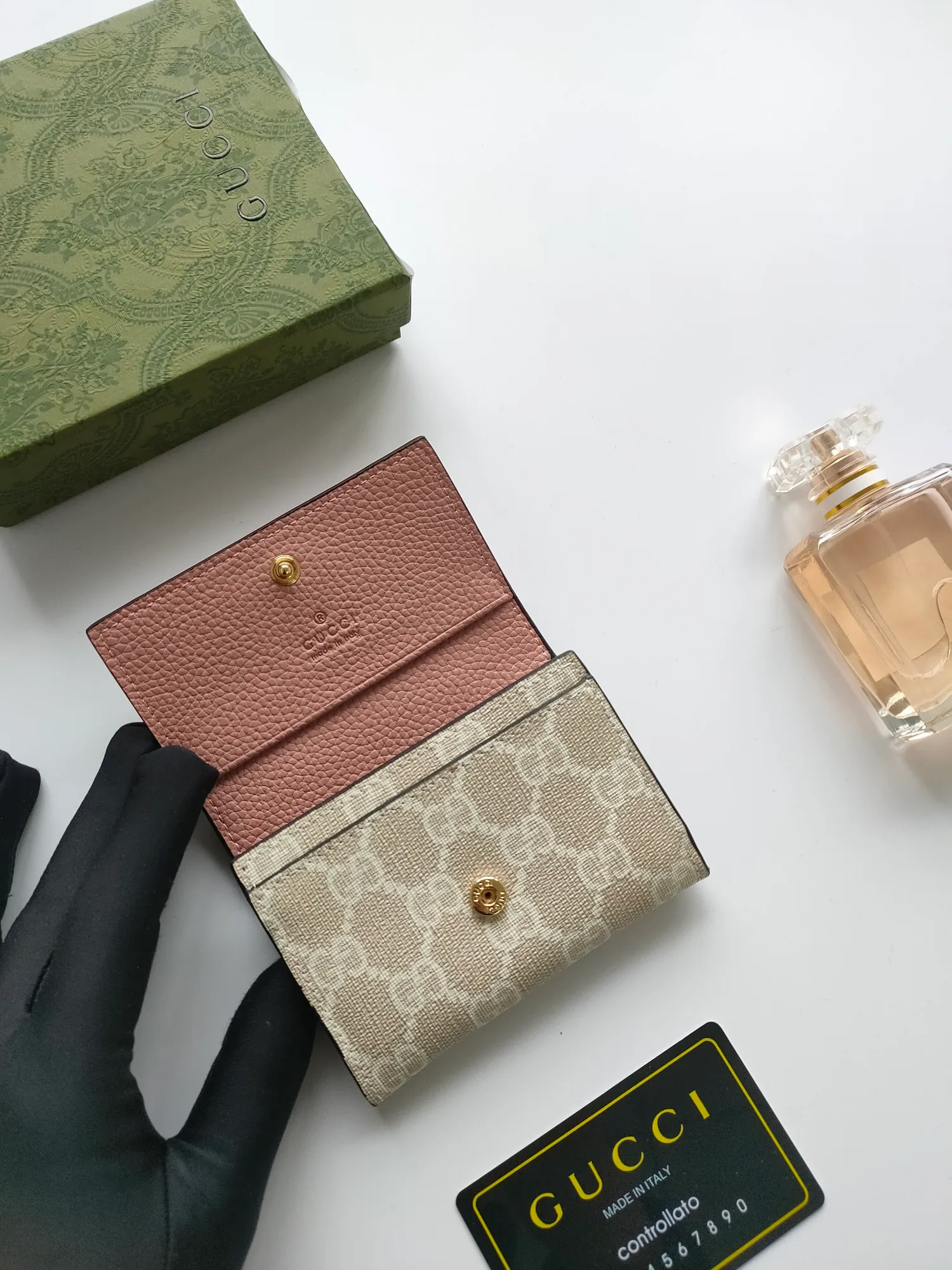 💰110💰gucci releases new coin purse card bags No. 739525