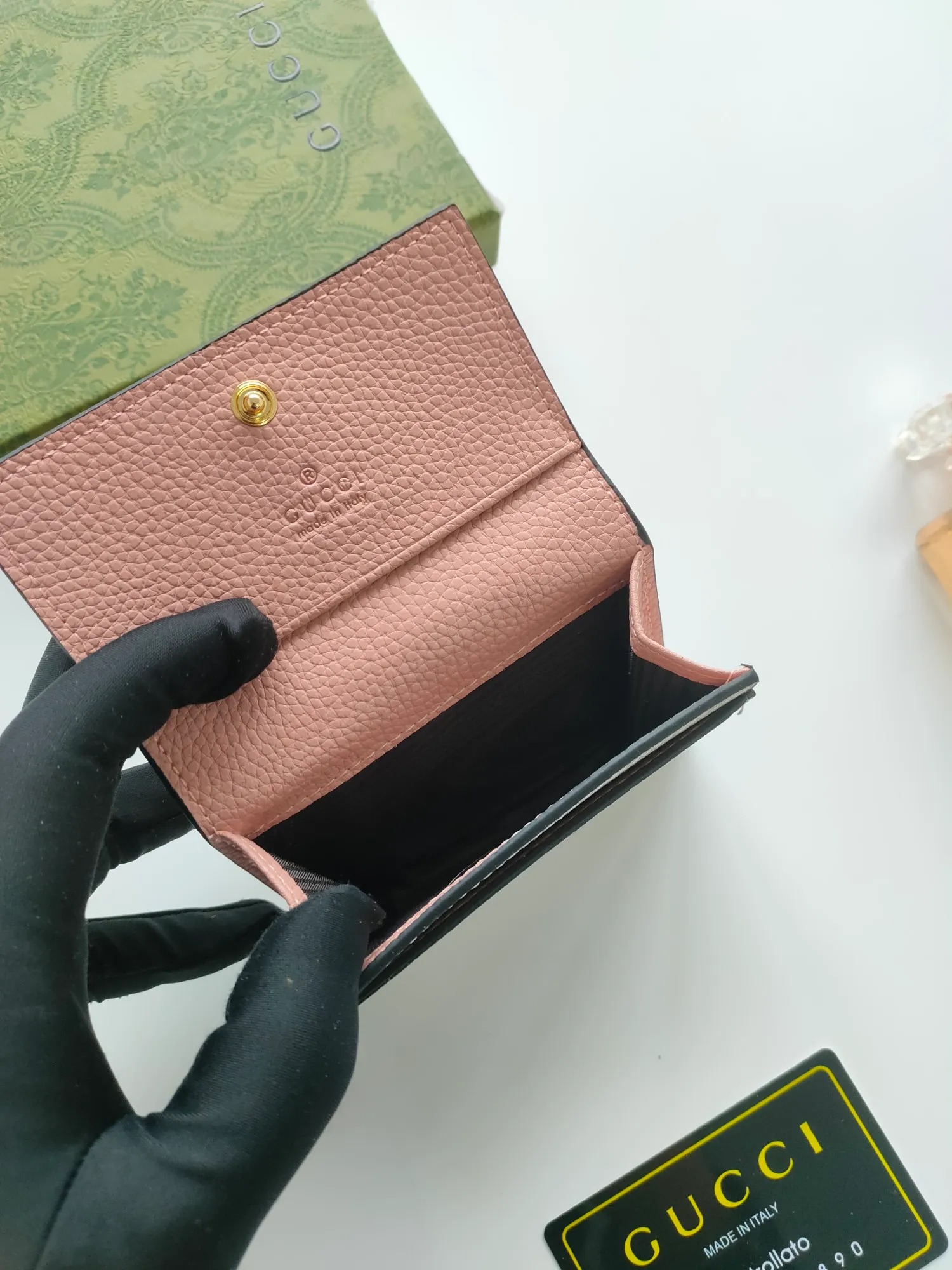 💰110💰gucci releases new coin purse card bags No. 739525