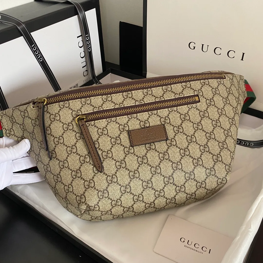 Actual shot #💰220 Model: 529711 coffee Size: 28x18x8cm. GG ophidia Travel has always been one of the brand's sources of inspiration. Decorated with a variety of fashionable embroideries and retro-style details such as planets. Retro airmail piping and Gucci retro logo taken from archive designs. Chest bag✅waist bag✅
