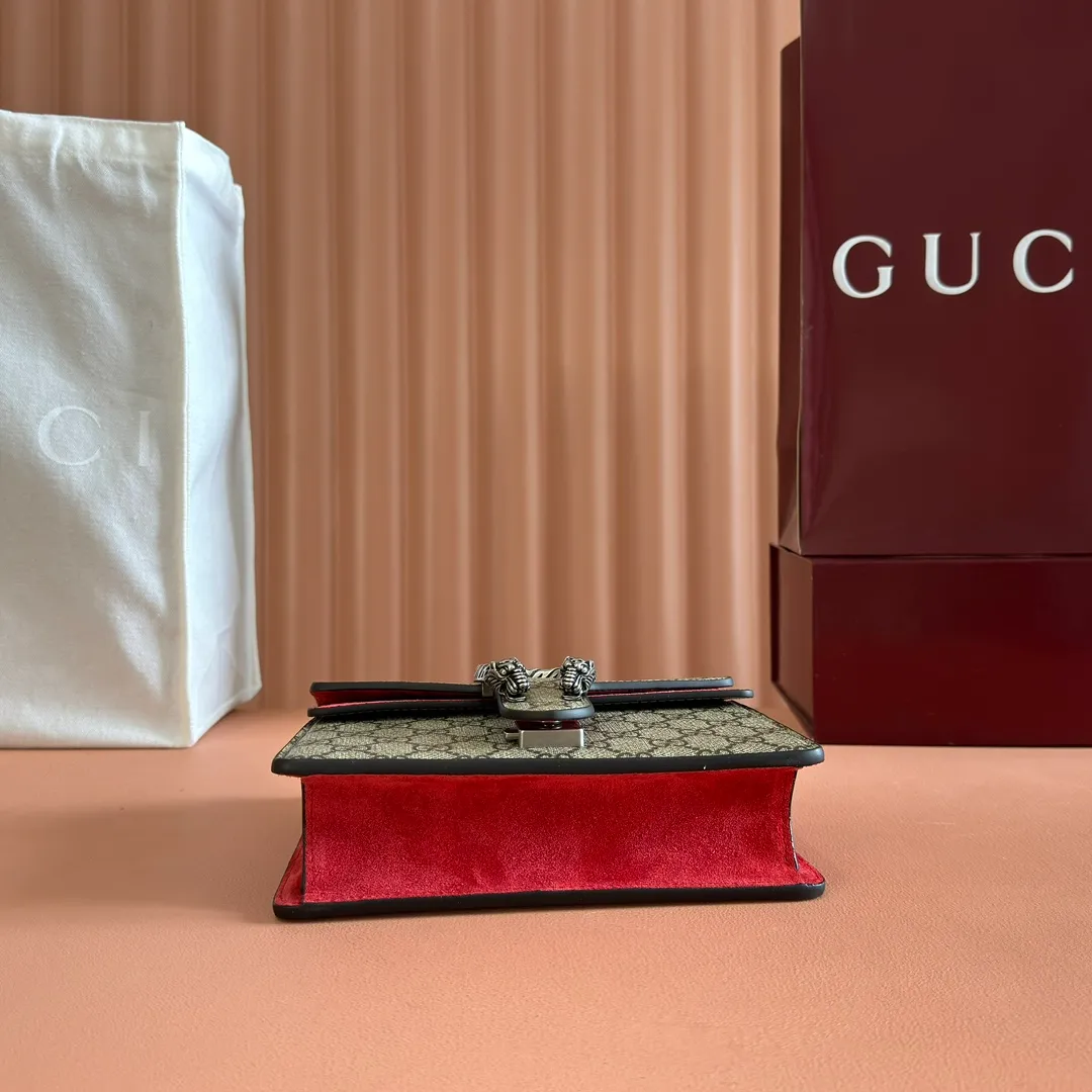 p840. 📣📣📣[Original leather with 🌈full counter packaging]🔥🔥Guccl Dionysus classic bag, whether it is a girl or a queen, no one will be captured by it...as charming and intoxicating as fine wine ~ Model: 421970 Size: 20*15.5*5cm