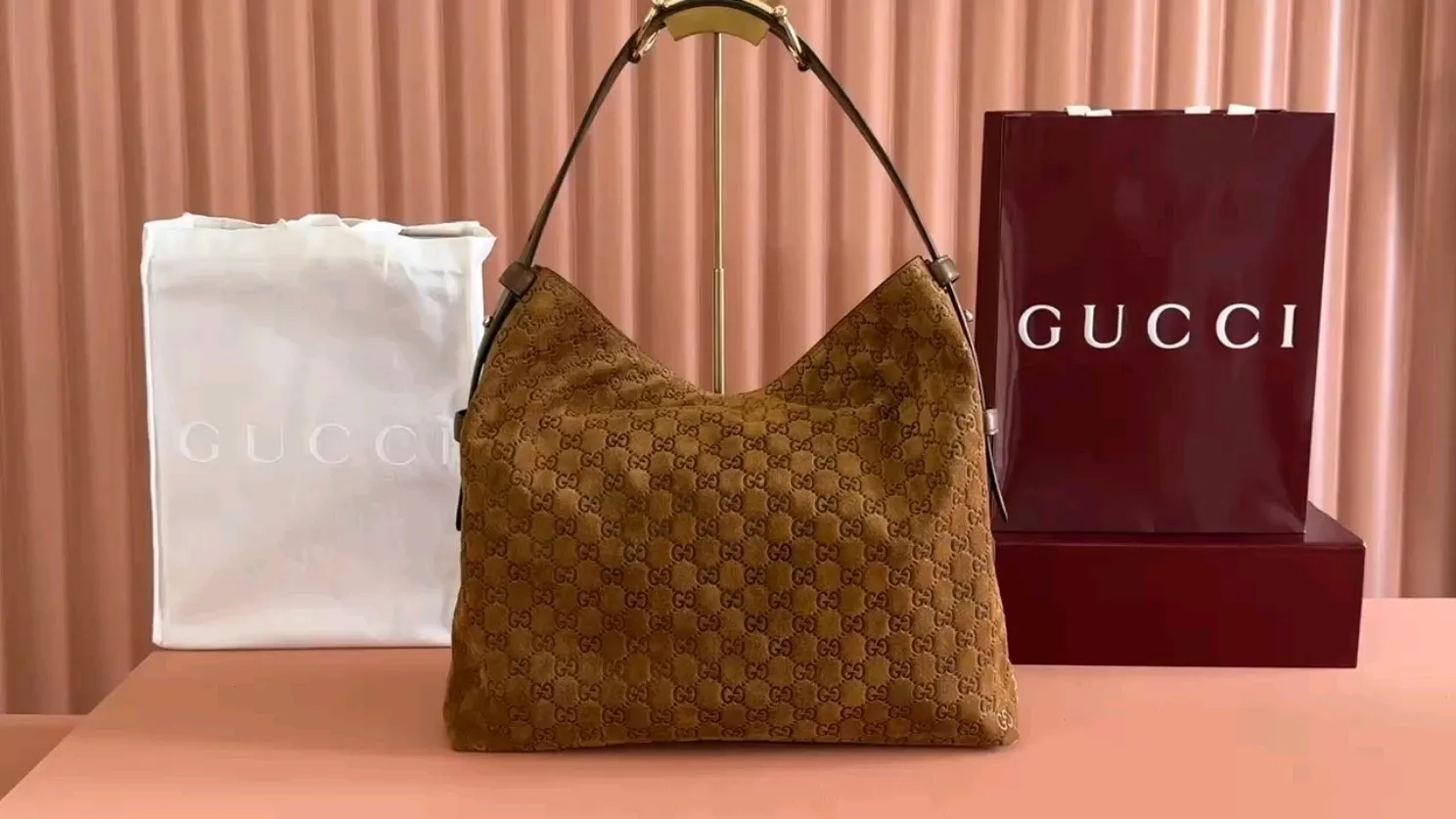 💋💋💋[New model] Gucci Beatrix series large tote bag frosted original leather has been shipped, 🐍Model: 850926, short video