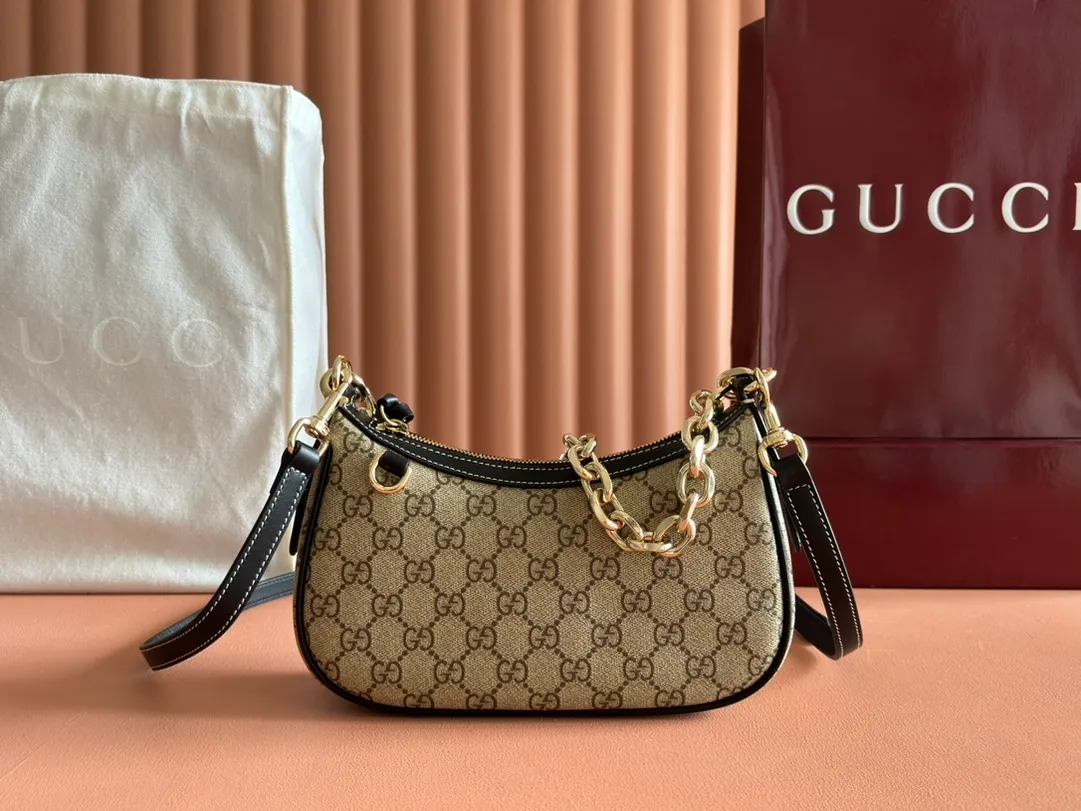 💋💋💋【New product】GG Emblem series original leather, model number: 847449. Combination short video